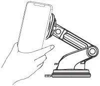 Verbatim VAPWC202 15W Magnetic Wireless Car Charger A6