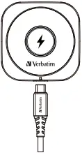 Verbatim VAPWC202 15W Magnetic Wireless Car Charger A9