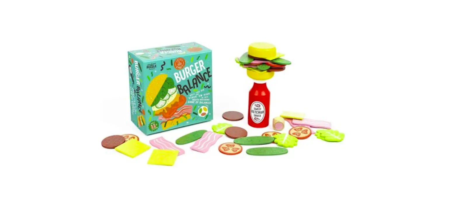 Pofessor Puzzle Burger Balance Tacking Game Instructions