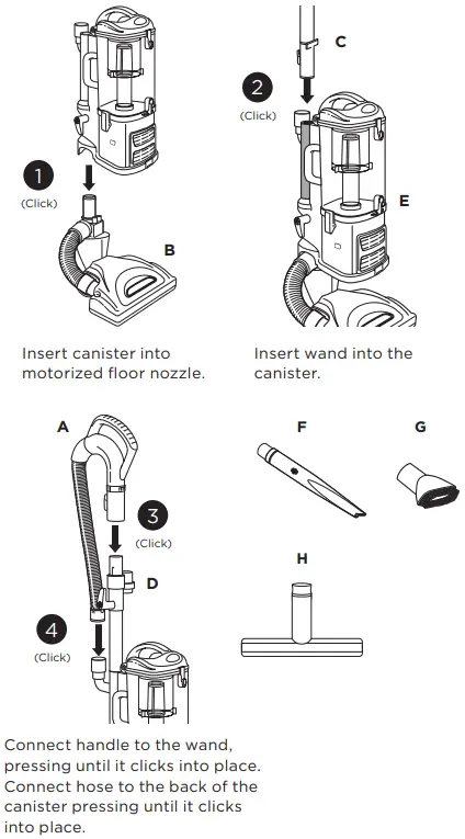 Shark Cleaning NV355 Navigator Lift Away Professional Upright Vacuum Cleaner-FIG1