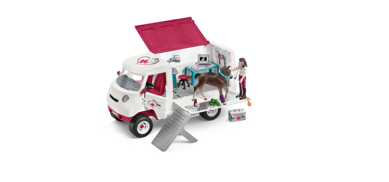 Schleich 42439 Mobile Vet With Hanoverian Foal Instruction Manual