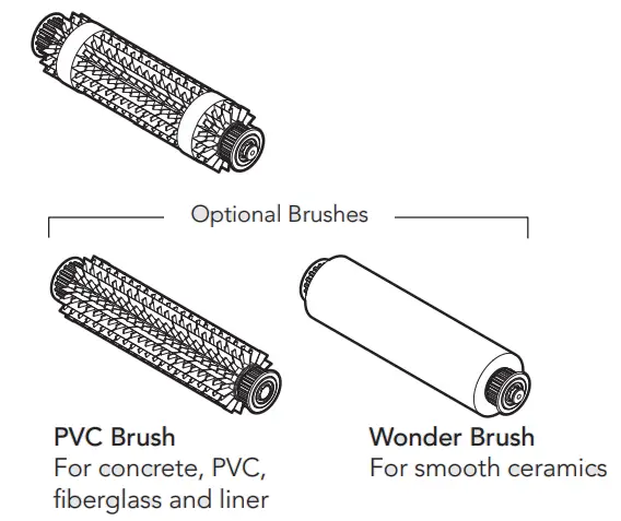 Maytronics Dolphin CLX TCX Robotic Pool Cleaner Swash - Brushes