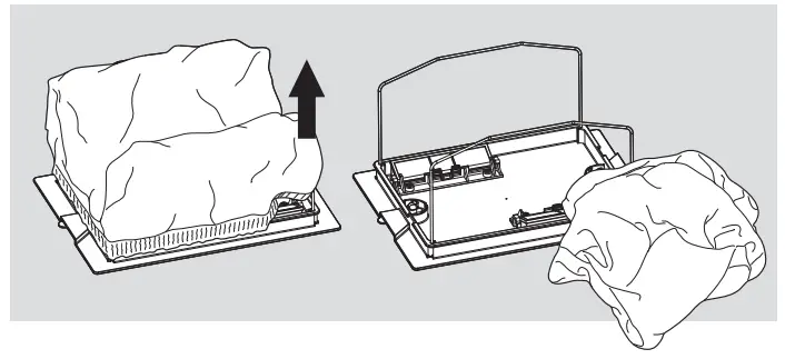 Maytronics Dolphin CLX TCX Robotic Pool Cleaner Swash - Remove the filter bag