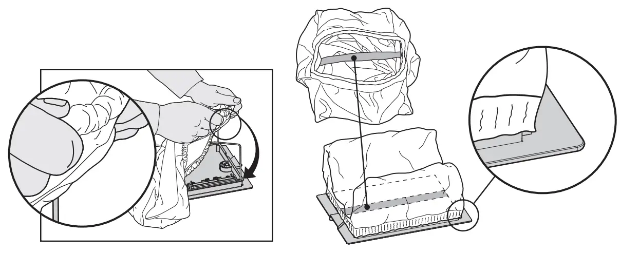 Maytronics Dolphin CLX TCX Robotic Pool Cleaner Swash - Replacing the filter bag