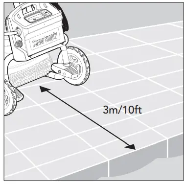 Maytronics Dolphin CLX TCX Robotic Pool Cleaner Swash - power supply