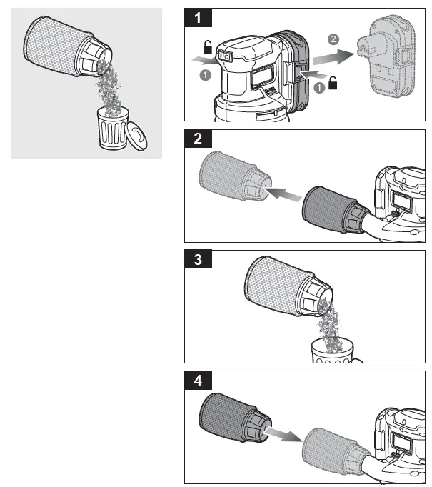 RYOBI RROS18 18V ONE+ Random Orbital Sander Tool Only 6