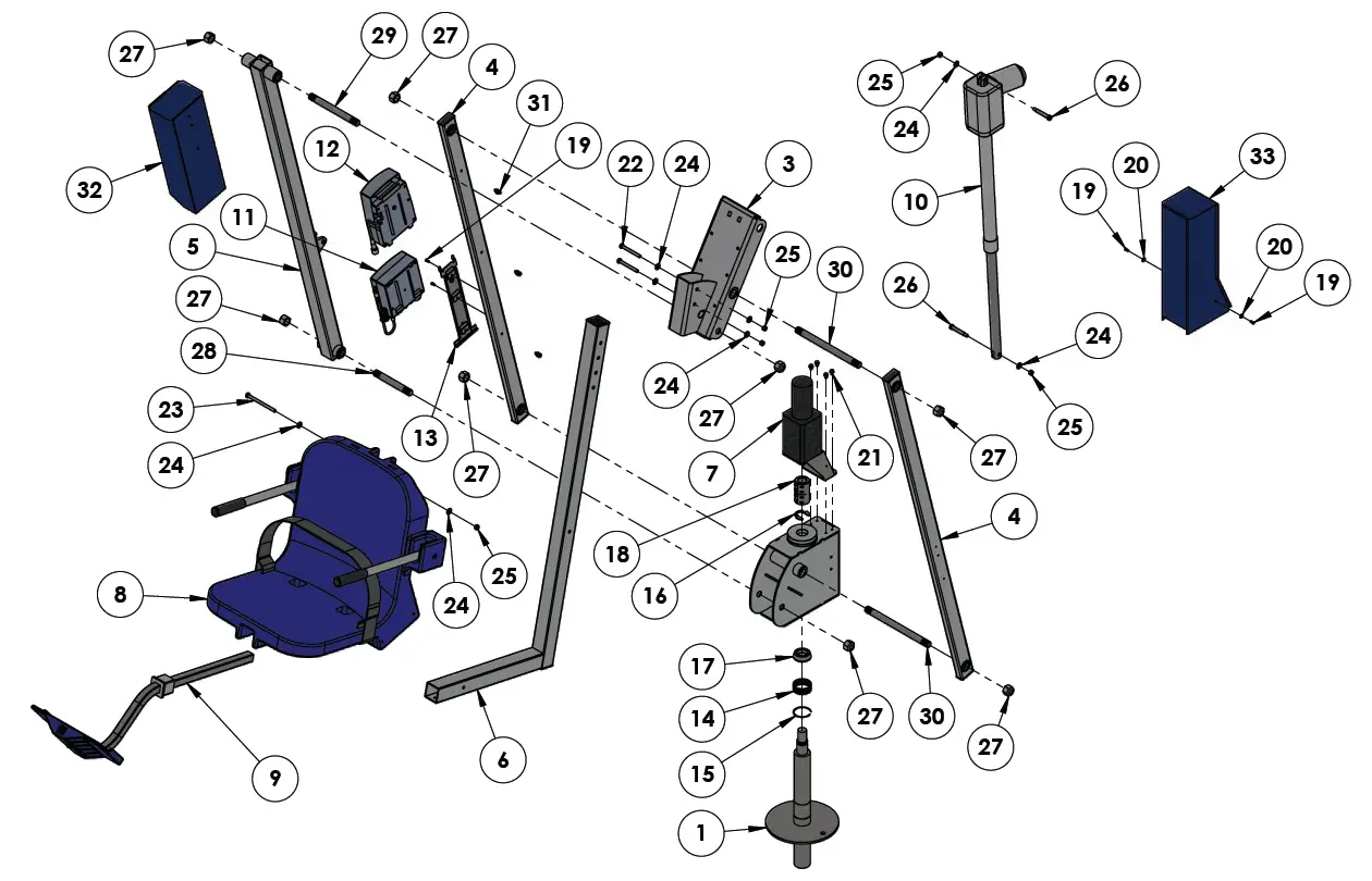 Aqua Creek Products Mighty 400 Pool Lift 16