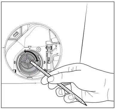 Electrolux EWF8024Q5WB Front Load Washing Machine User Manual - Make sure that the impeller
