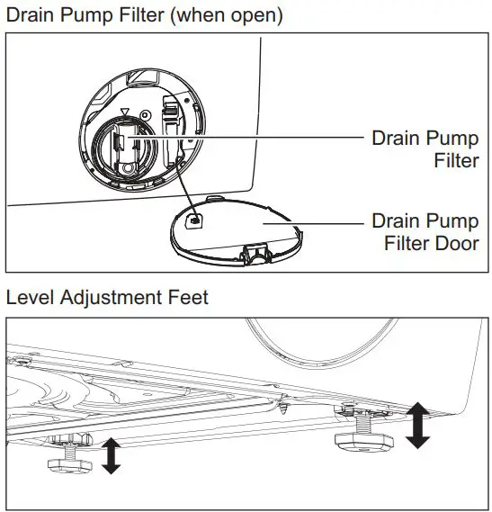 Electrolux EWF8024Q5WB Front Load Washing Machine User Manual - Parts