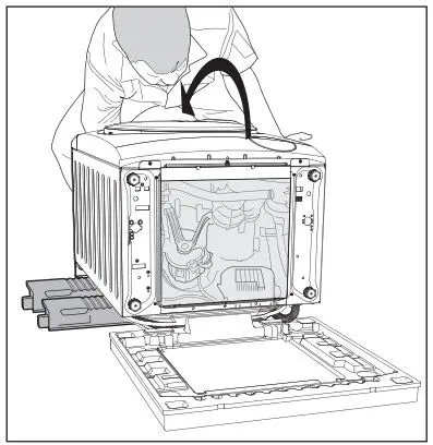 Electrolux EWF8024Q5WB Front Load Washing Machine User Manual - Put one of the polystyrene packaging