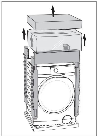 Electrolux EWF8024Q5WB Front Load Washing Machine User Manual - Remove the plastic bag