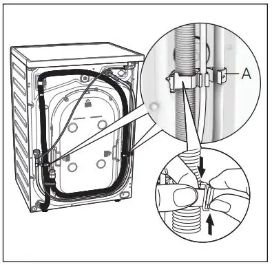 Electrolux EWF8024Q5WB Front Load Washing Machine User Manual - Remove the power supply cable
