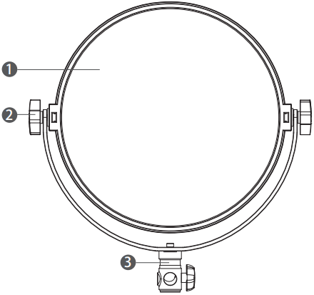 Tolifo R-S60RGB LED Photo or Video Soft Light A2