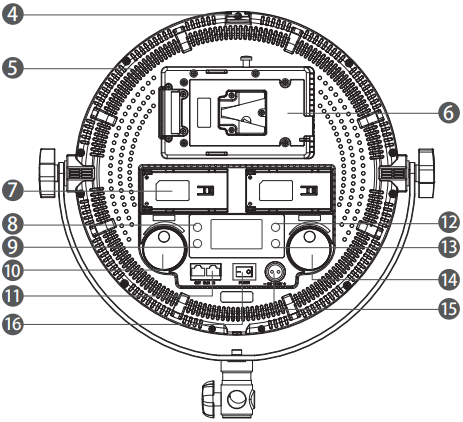 Tolifo R-S60RGB LED Photo or Video Soft Light A3
