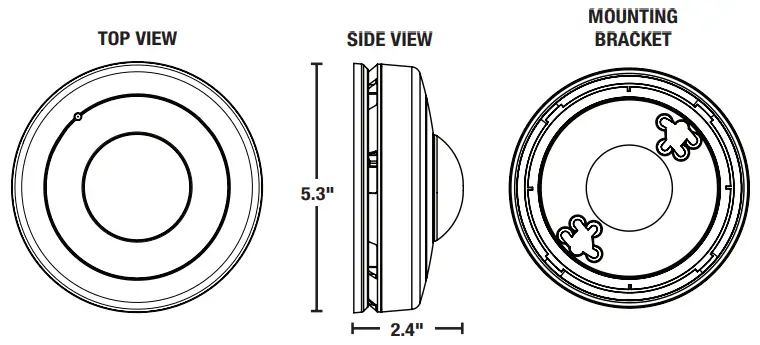 BRK Electronics SLED177 CAT LED Strobe - MOUNTING