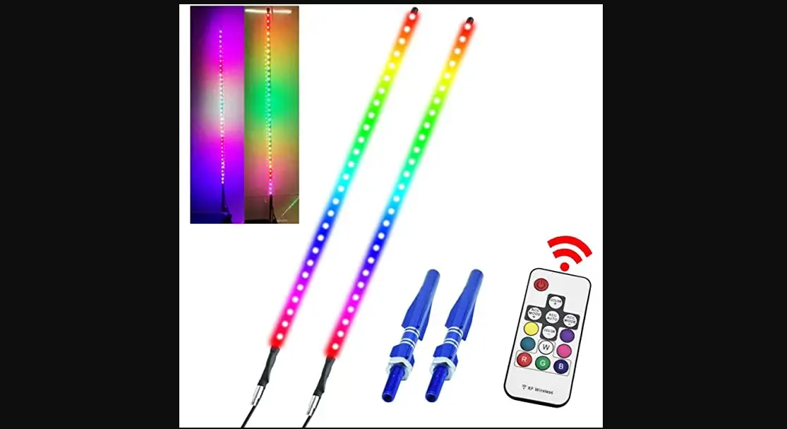 Ytiws Yti-lxbd-4ft-01 Whip Lights Spiral Rgb Chasing Light App User Manual