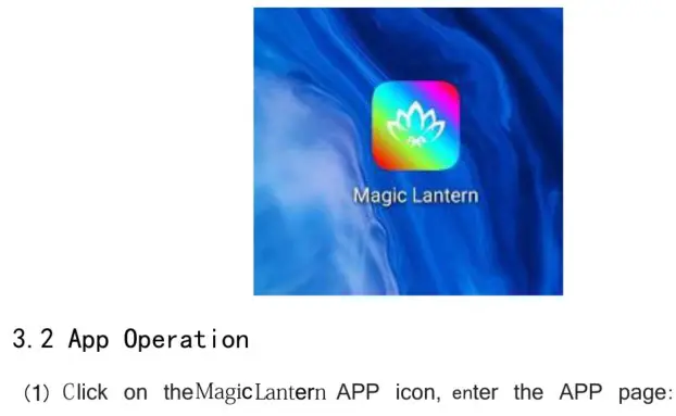 Ytiws Whip Lights Spiral RGB Chasing Light App - App Operation 1