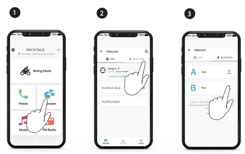 Universal Bluetooth intercom
