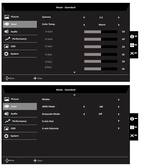 acer KA272 LCD Monitor - Color