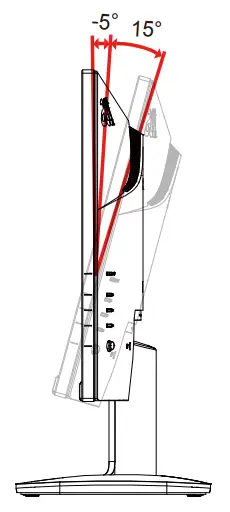 acer KA272 LCD Monitor - Tilt
