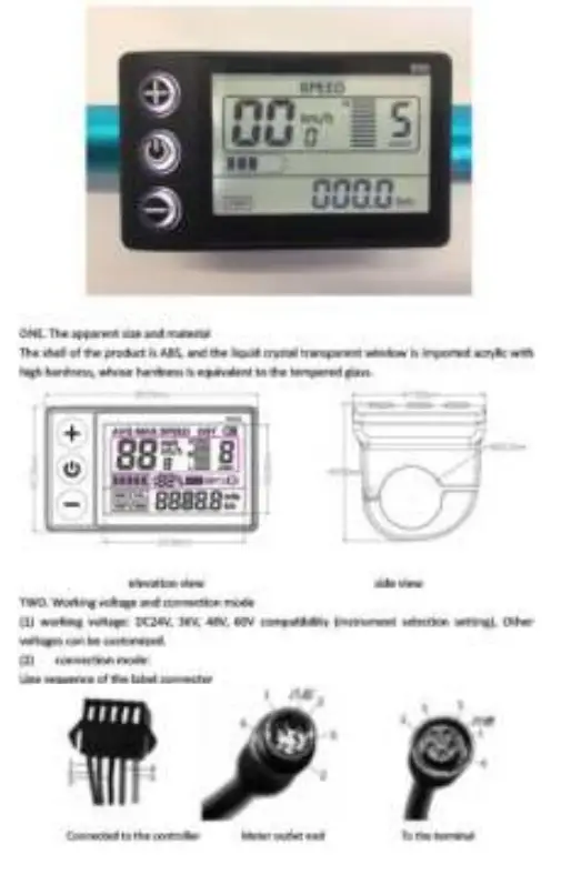 SONGZO MX02S Electric Bicycle -Operation Instructions