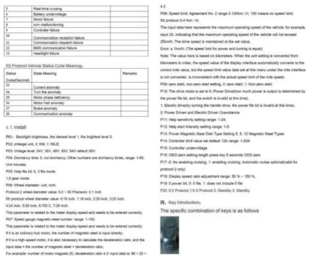 SONGZO MX02S Electric Bicycle -Operation Instructions5