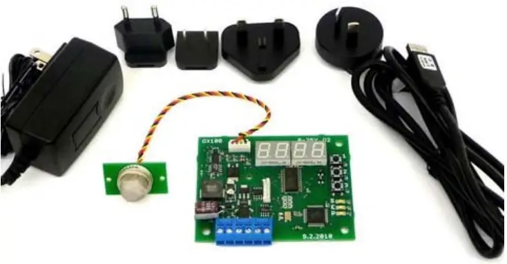 CO2Meter com TR250Z Oxygen Sensor - Package Contents