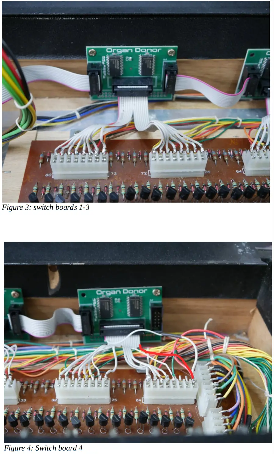 OrganDonor Roland RS 202 String Synthesizer - switch boards