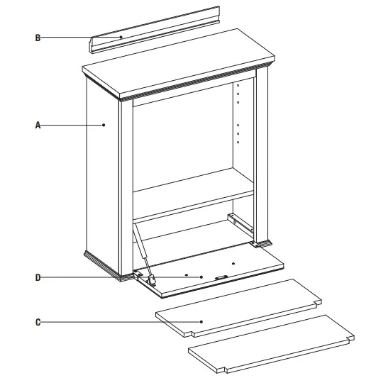 HOME-DECORATORS-COLLECTION-1906WC-24-201-Gillinger-24-in.-W-x-10-in.-D-x-28-in.-H-White-Wall-Mount-Bathroom-Storage-Cabinet-fig-3