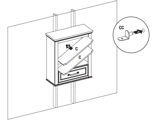 HOME-DECORATORS-COLLECTION-1906WC-24-201-Gillinger-24-in.-W-x-10-in.-D-x-28-in.-H-White-Wall-Mount-Bathroom-Storage-Cabinet-fig-6