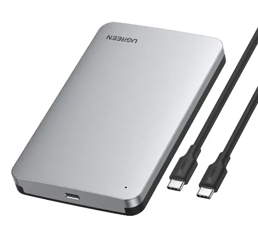 UGREEN 70499 2.5 Inch SATA External Hard Drive Enclosure CM300