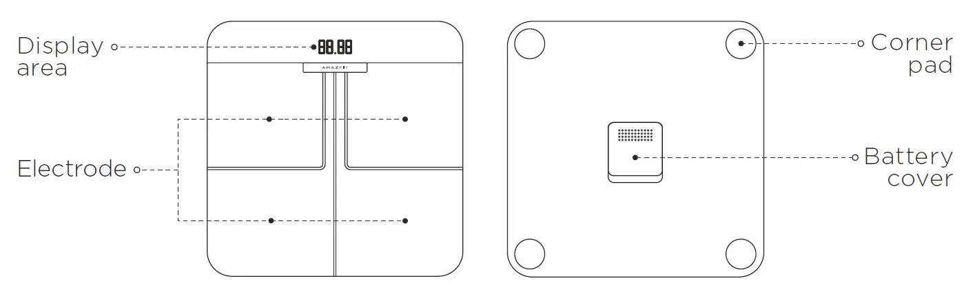 AMAXFIT A10803019300000 Smart Scale Wi-Fi Bluetooth 1