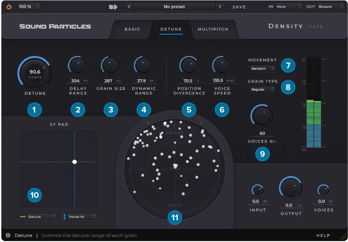 SOUND PARTICLES 1.1 Density Granular Harmonizer Plugin Audio Unit 5