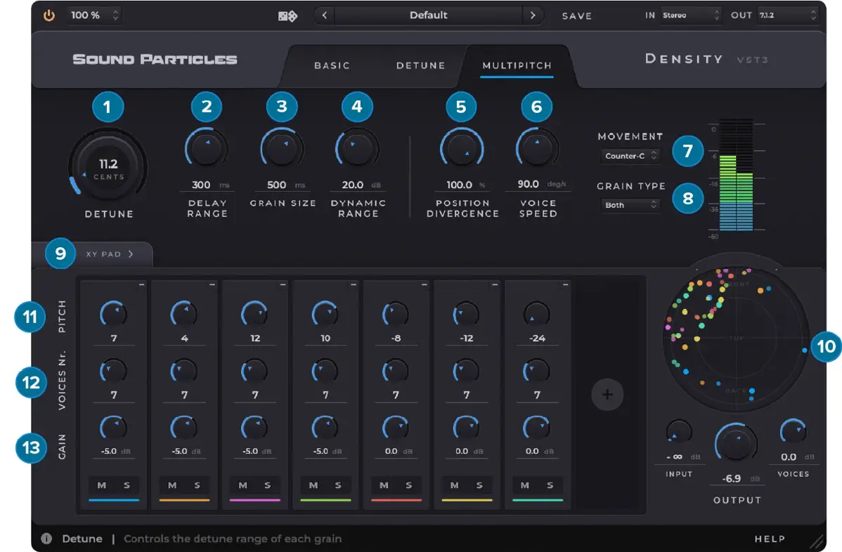SOUND PARTICLES 1.1 Density Granular Harmonizer Plugin Audio Unit 7