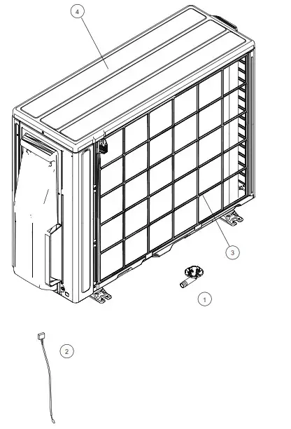 FUJITSU AOYG14KBTA2 Air Conditioner - Chassis