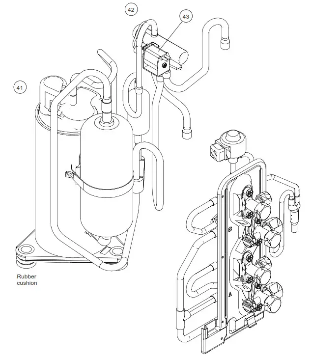 FUJITSU AOYG14KBTA2 Air Conditioner - Compressor