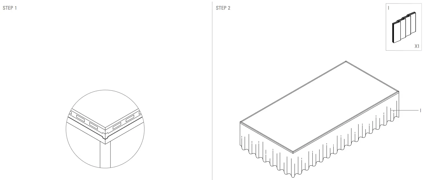 G4M 2MX1M Pro Stage Platform - Attaching Steps 1