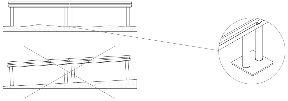 G4M 2MX1M Pro Stage Platform - on Uneven Ground