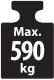 Max.590 kg