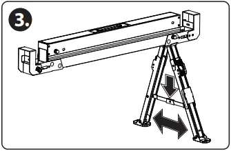 fortum 4759999 Horse Saw B3