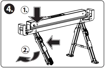 fortum 4759999 Horse Saw B4