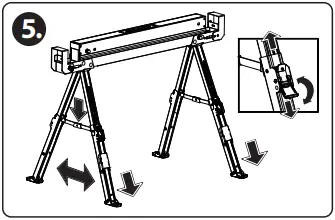 fortum 4759999 Horse Saw B5