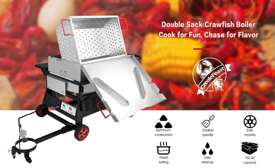 Creole Feast Cft2018 Crawfish Boiler Plus Cast Iron Burner Cooker Combo Installation Guide