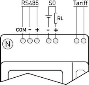 algodue UEC6C-A Three Phase Electricity Meter - B3