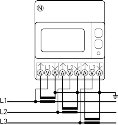 algodue UEC6C-A Three Phase Electricity Meter - I2