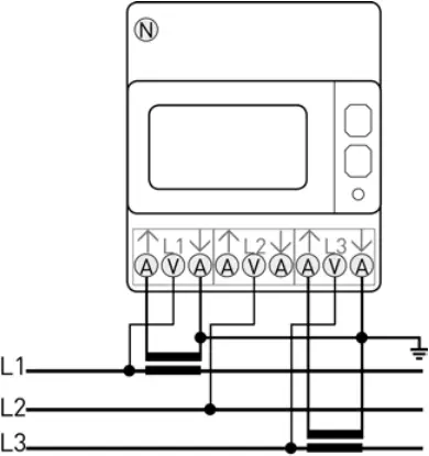 algodue UEC6C-A Three Phase Electricity Meter - I3