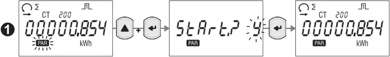 algodue UEC6C-A Three Phase Electricity Meter - M1