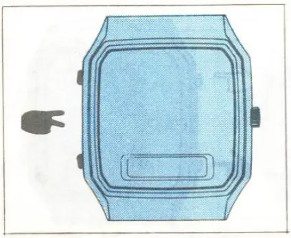 SEIKO H449 Duo Display Quartz Alarm Monograph Watch 11