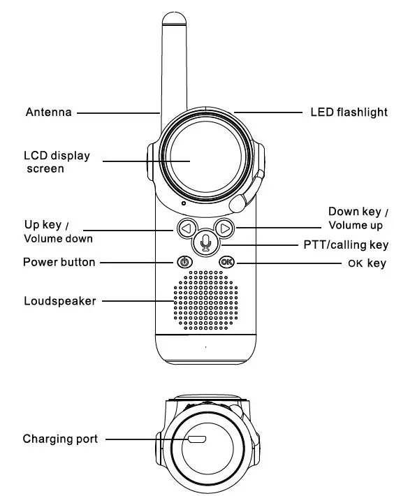 Walkie Talkies-D22-Children's-Toy-Mini-Wireless-Radio-Mobile-1