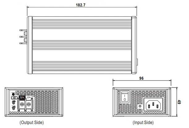 MEAN WELL NPB-240 Series 40W Compact Size and Wide Output Range Charger - Rang 1 7